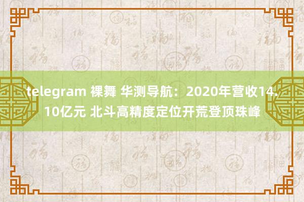 telegram 裸舞 华测导航：2020年营收14.10亿元 北斗高精度定位开荒登顶珠峰