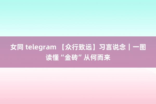 女同 telegram 【众行致远】习言说念｜一图读懂“金砖”从何而来