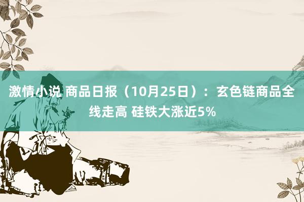 激情小说 商品日报（10月25日）：玄色链商品全线走高 硅铁大涨近5%