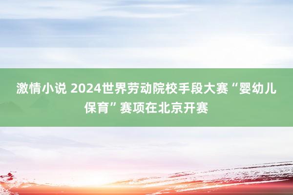 激情小说 2024世界劳动院校手段大赛“婴幼儿保育”赛项在北京开赛