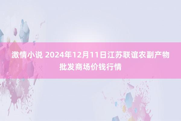 激情小说 2024年12月11日江苏联谊农副产物批发商场价钱行情