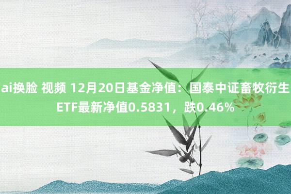 ai换脸 视频 12月20日基金净值：国泰中证畜牧衍生ETF最新净值0.5831，跌0.46%