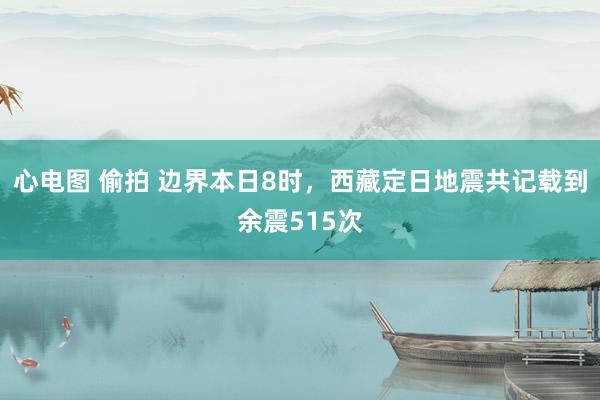 心电图 偷拍 边界本日8时，西藏定日地震共记载到余震515次