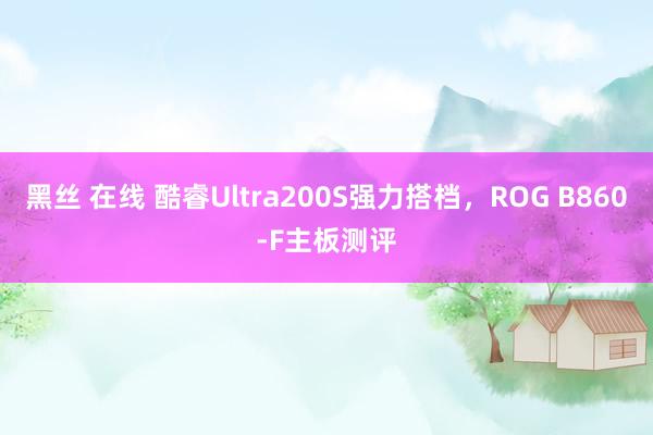 黑丝 在线 酷睿Ultra200S强力搭档，ROG B860-F主板测评